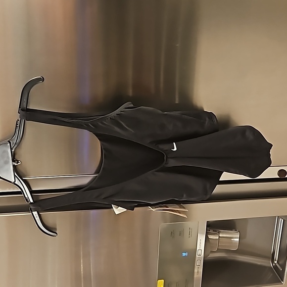 💕NIKE💕 U-Back One-Piece Swimsuit ~ Jet Black Large L NWT - Picture 6 of 12